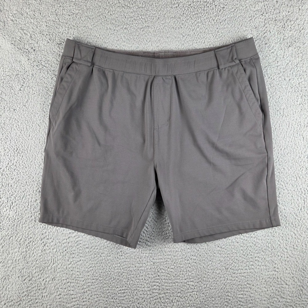 Municipal Sport Utility Gear Athletic Shorts Men 2XL Gray Drawstring Gym Fitness